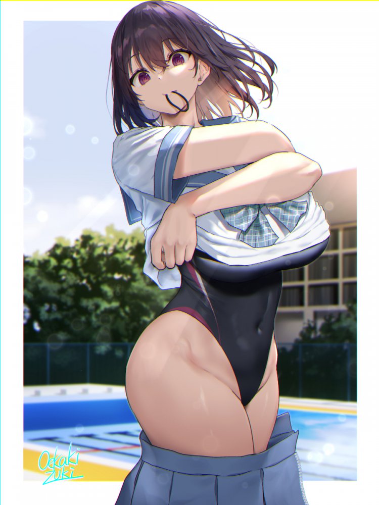 【二次】競泳水着を着た女の子の画像　その９